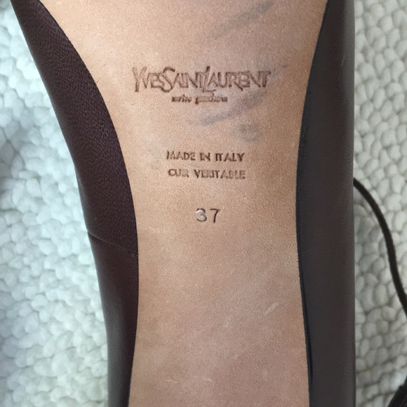 Yves Saint Laurent sexy rare leather shoes - Picture 7 of 7